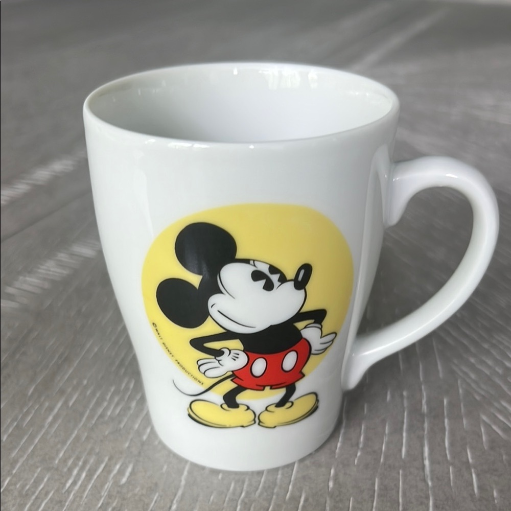 Vintage Disney Mickey Mouse Ceramic Mug Made In Japan